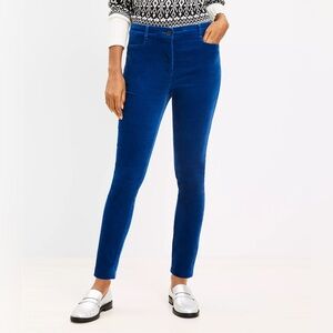 The Loft Sutton Skinny Pants in Velvet, 10 petite